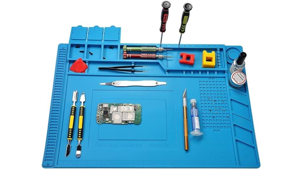 heat resistant silicone soldering mat