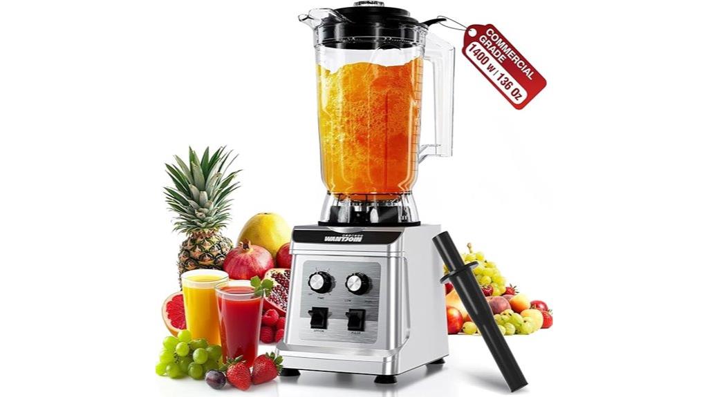 heavy duty 136oz smoothie blender