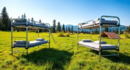 heavy duty bunkable camp cots