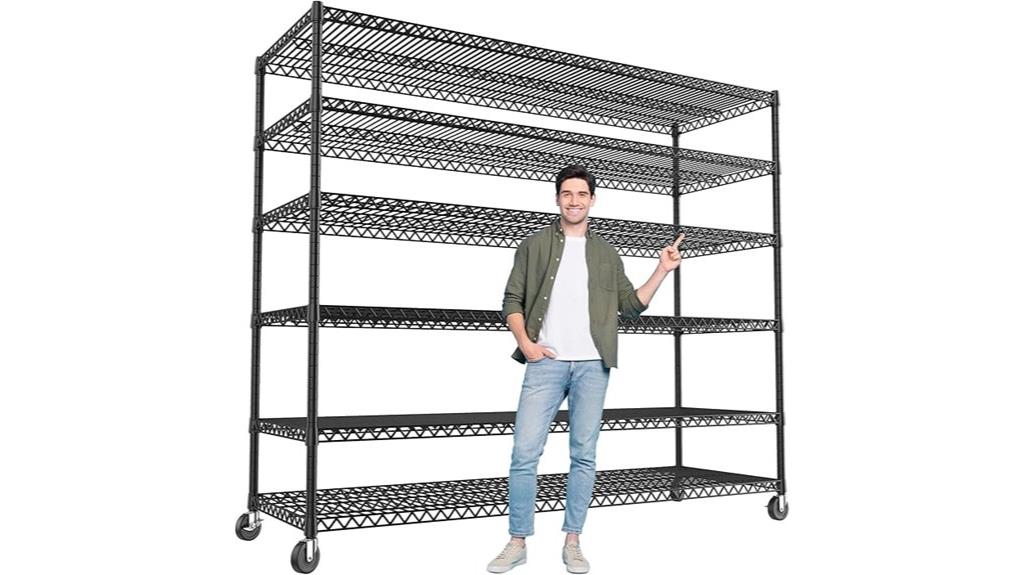 heavy duty steel shelving