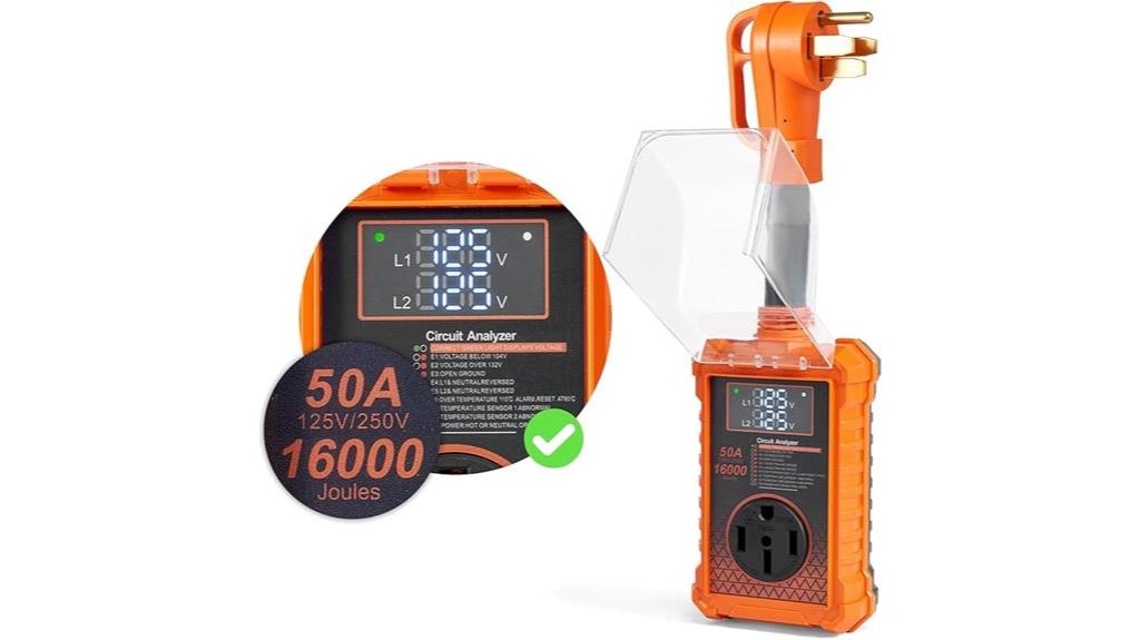 high capacity 50a surge protector