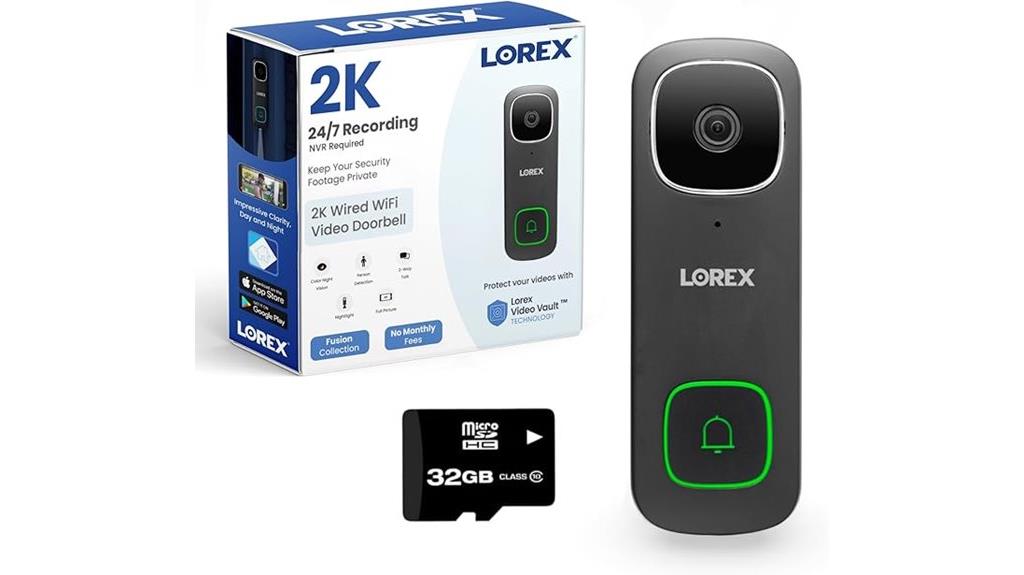 high resolution wired doorbell