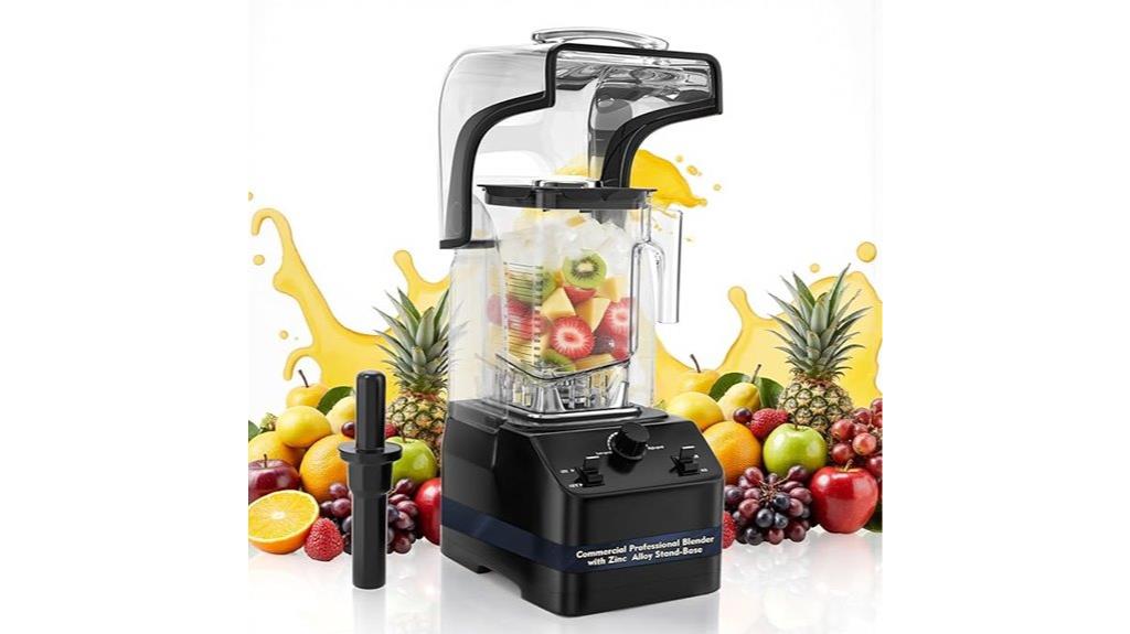 high speed quiet commercial blender