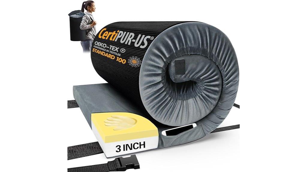 inflatable camping sleep pad