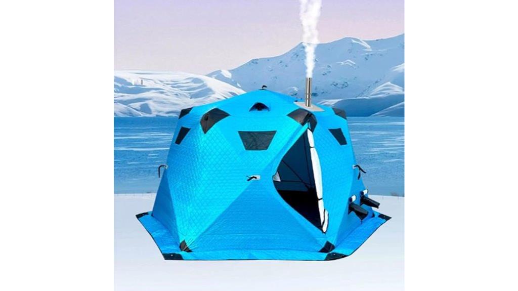insulated ice fishing shelter