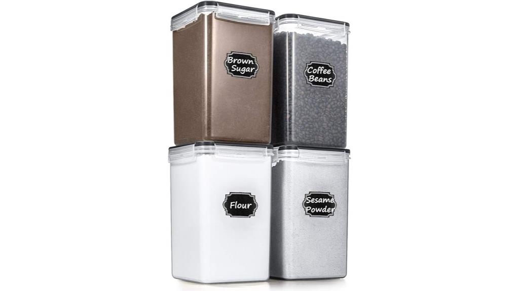 large airtight food containers