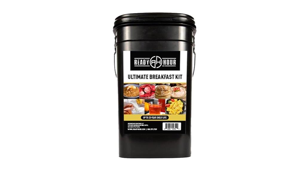 large breakfast food supply