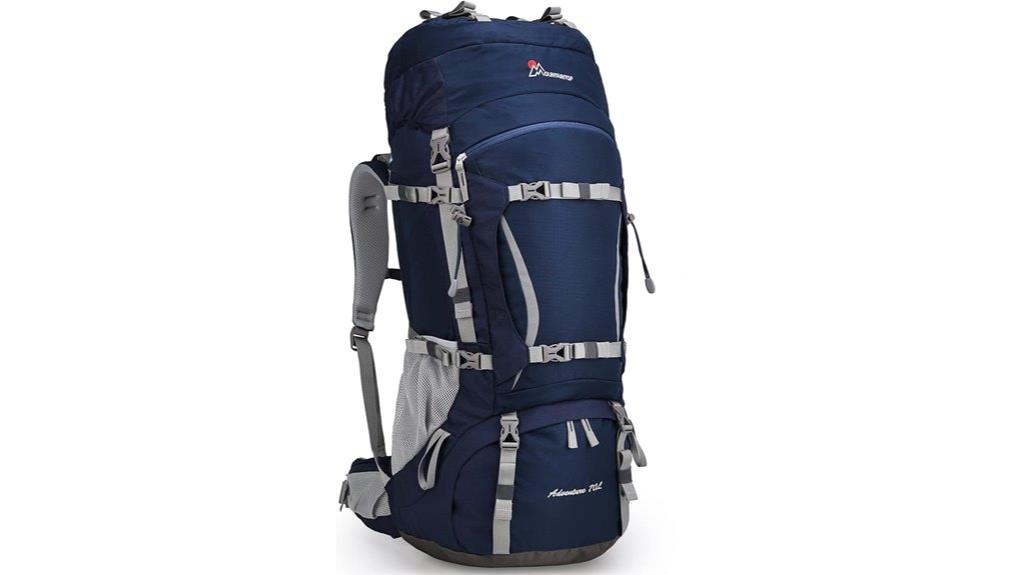 large capacity hiking pack