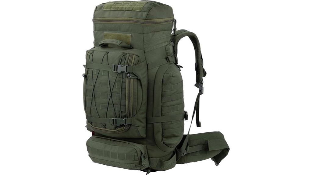 large tactical backpack with molle
