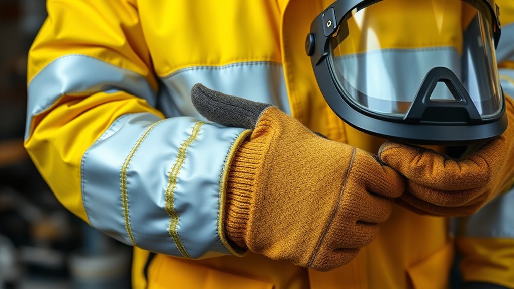 layered protective safety gear