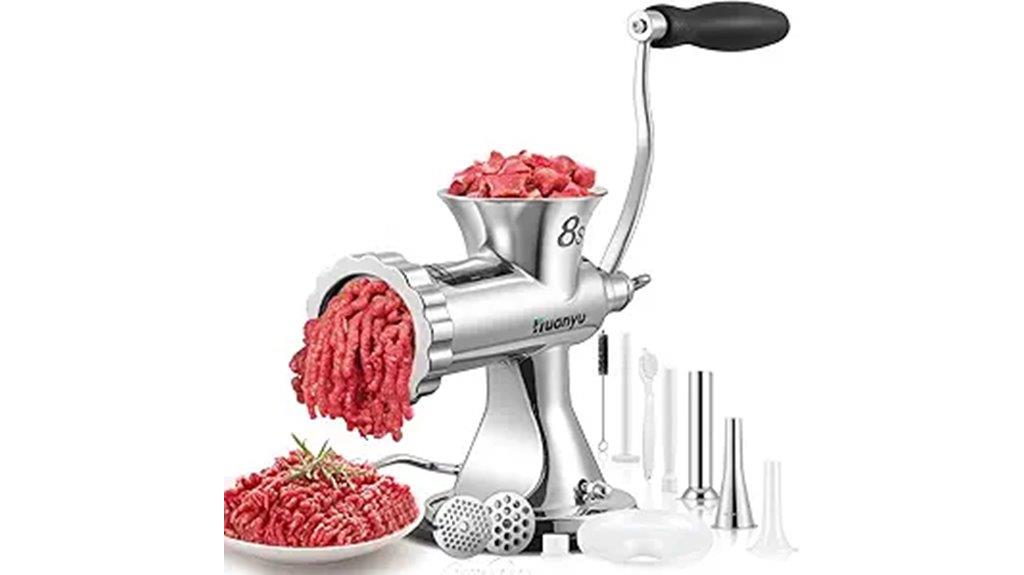 manual meat grinder accessories