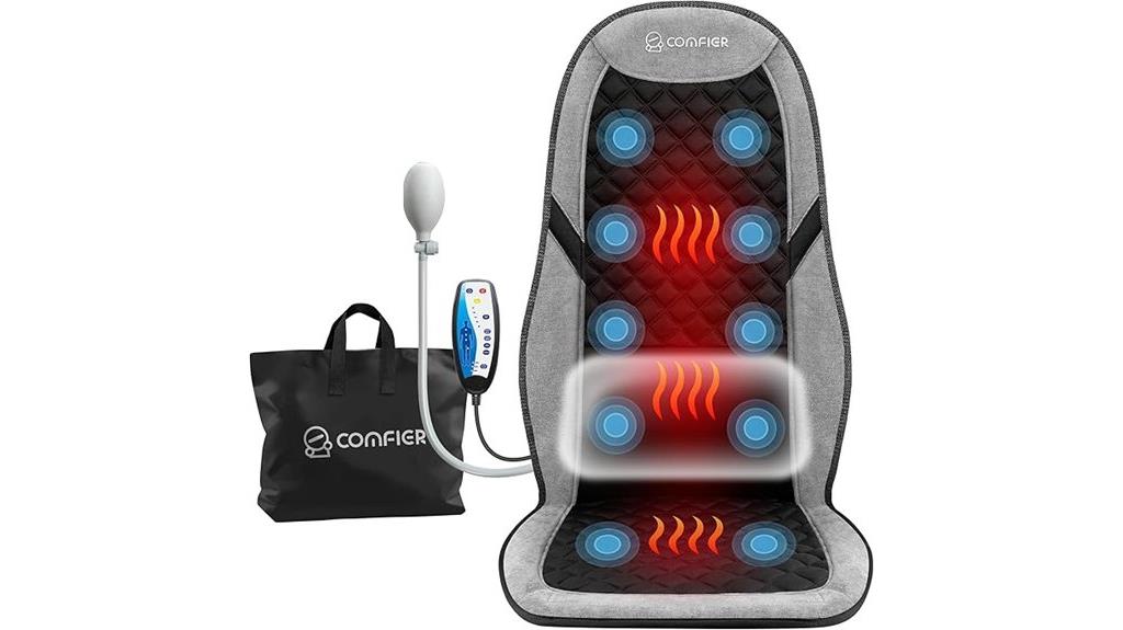 massage heat lumbar support