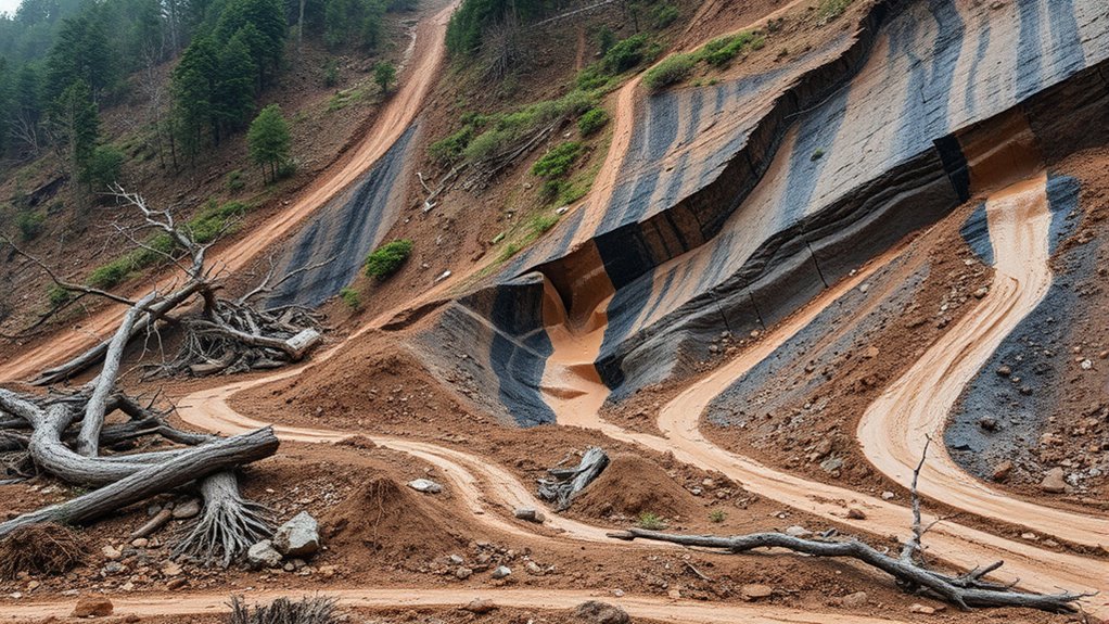 monitor slopes for landslides