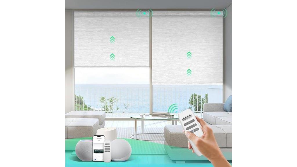 motorized remote alexa compatible blinds