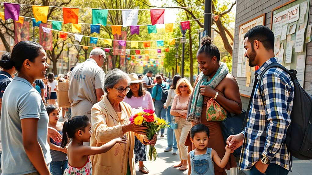 neighbors supporting each other