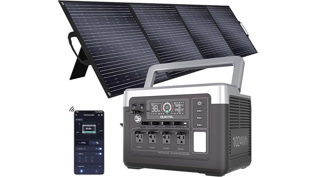 oukitel p1000 plus solar