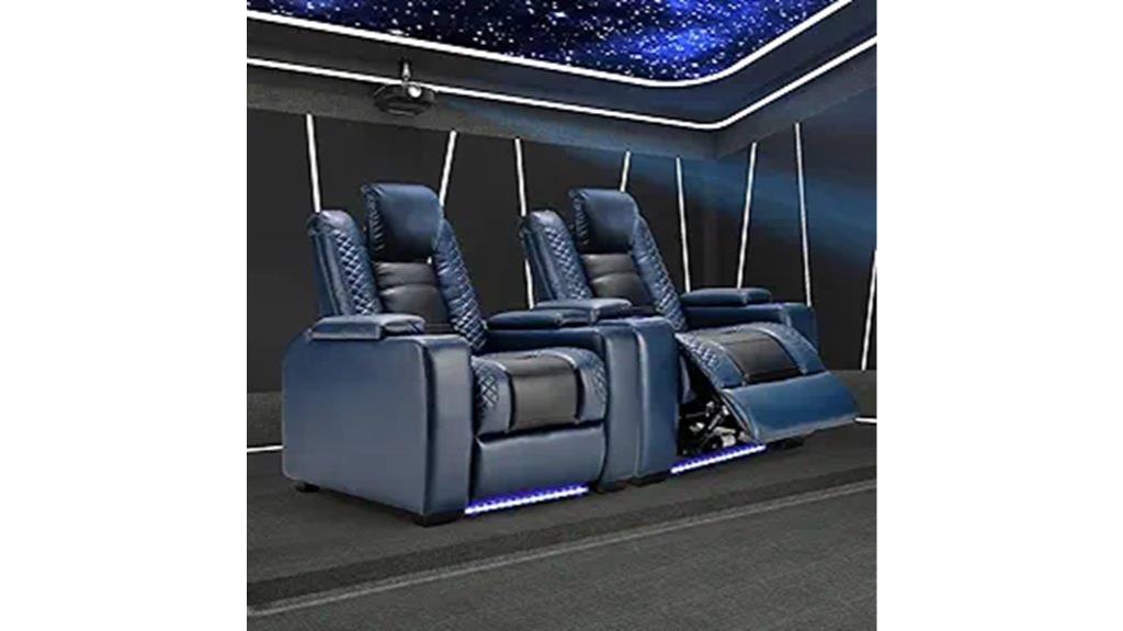 pair of recliner chairs