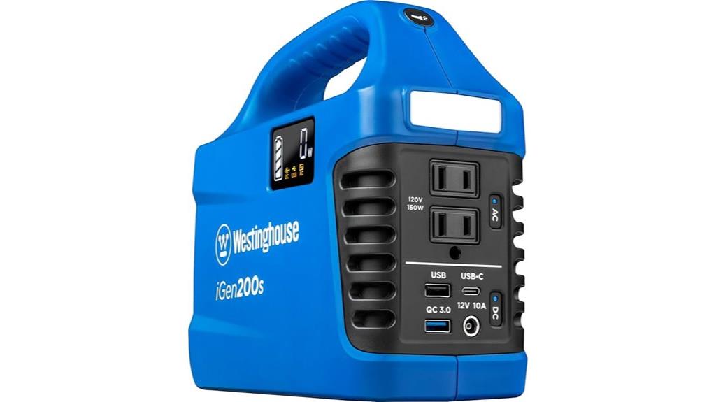 portable 194wh solar generator