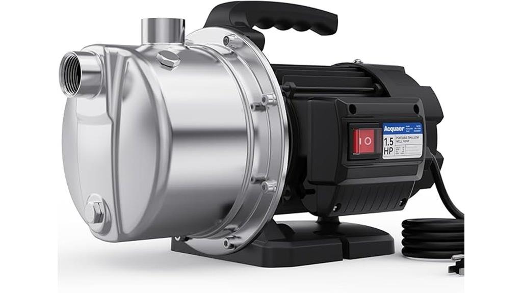 portable 1 5 hp well pump