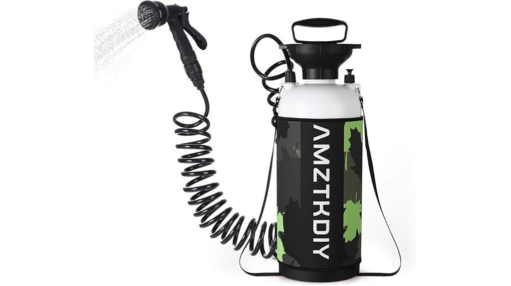 portable 2 gallon shower