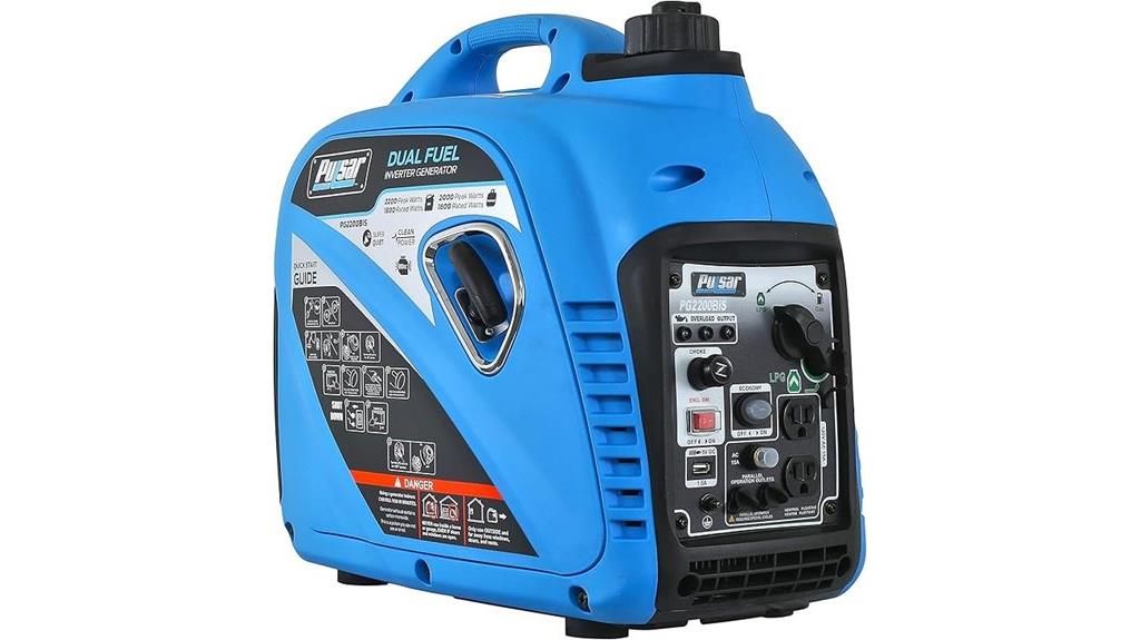 portable dual fuel generator