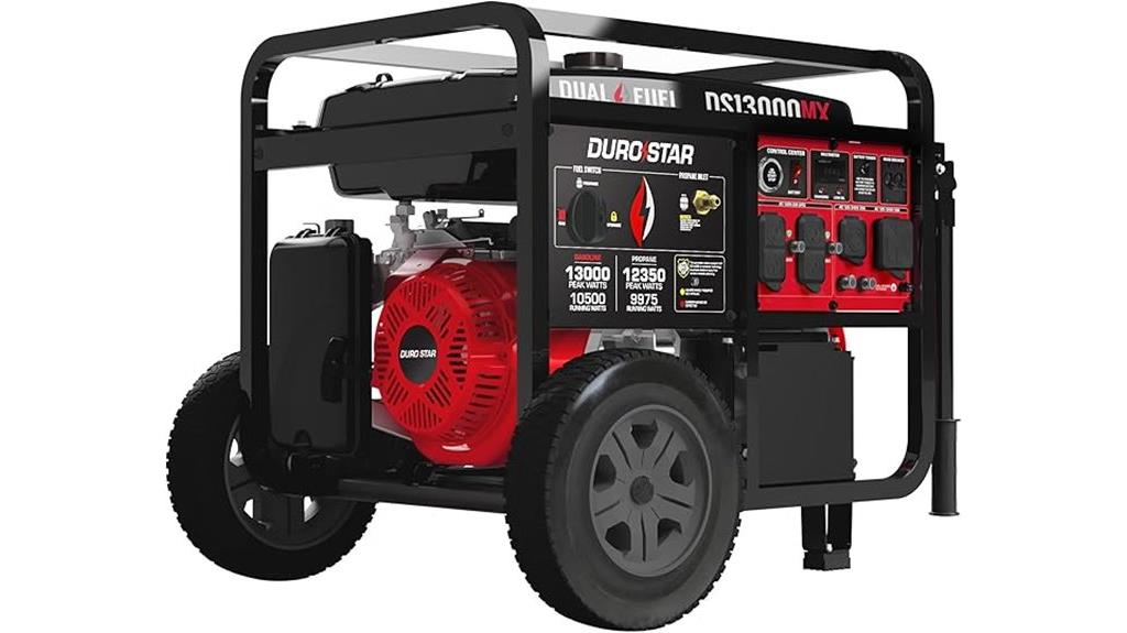 portable dual fuel generator