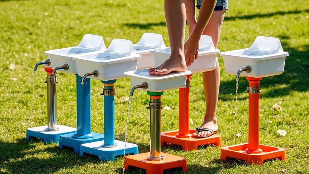 portable hygiene station options