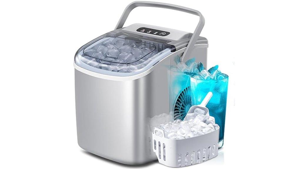 portable ice maker with handle