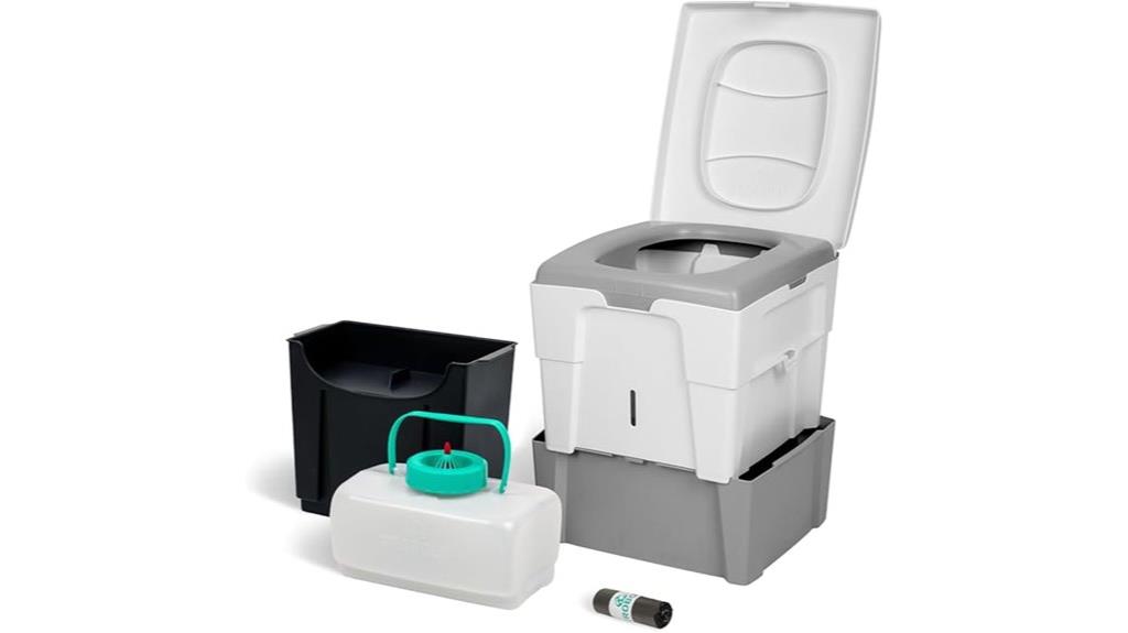 portable outdoor composting toilet
