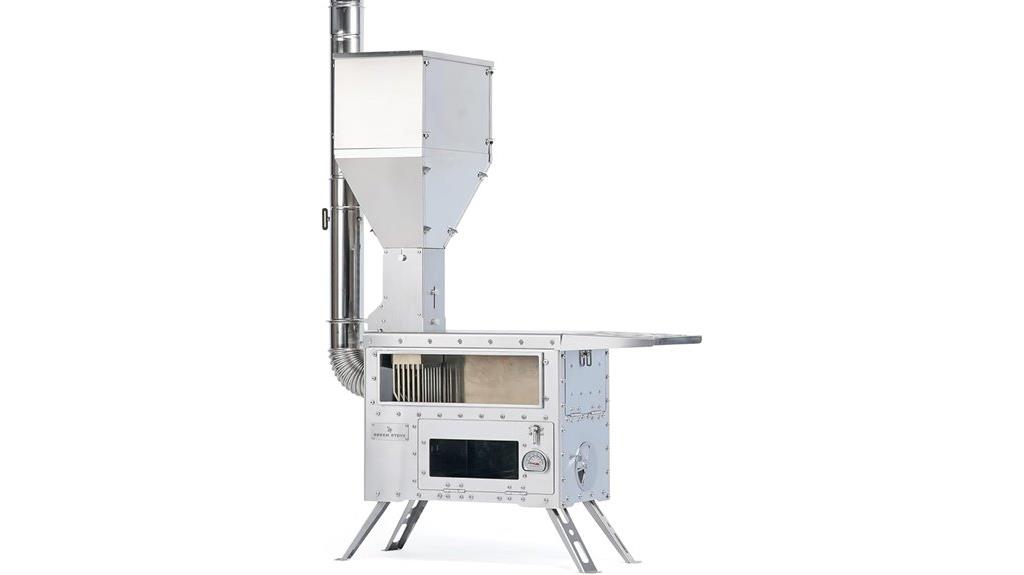 portable outdoor pellet stove