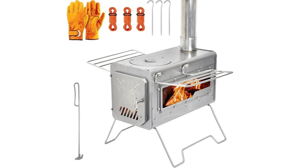portable outdoor wood stove