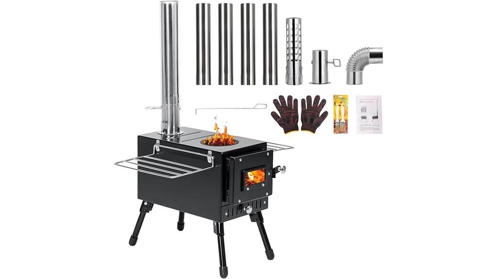 portable outdoor wood stove