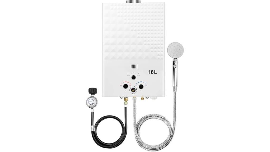 portable propane water heater