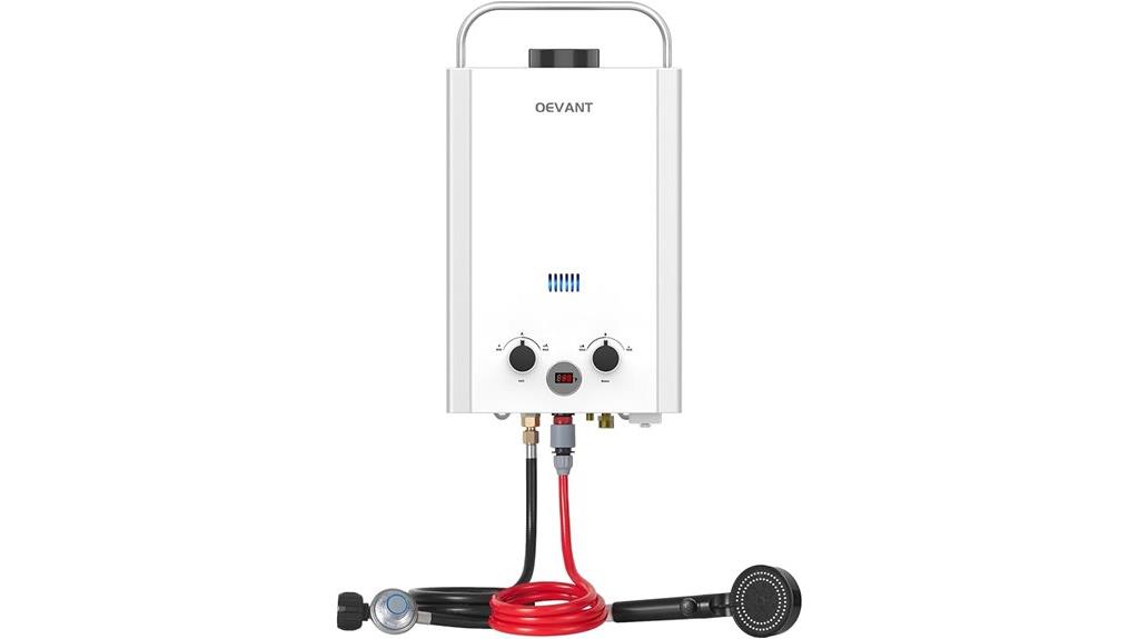 portable propane water heater