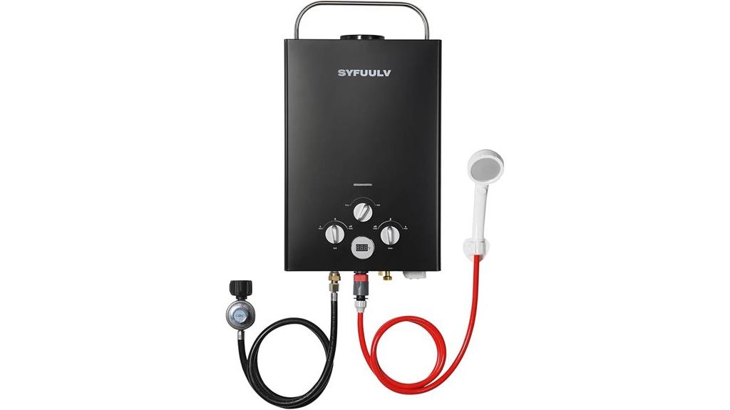 portable propane water heater