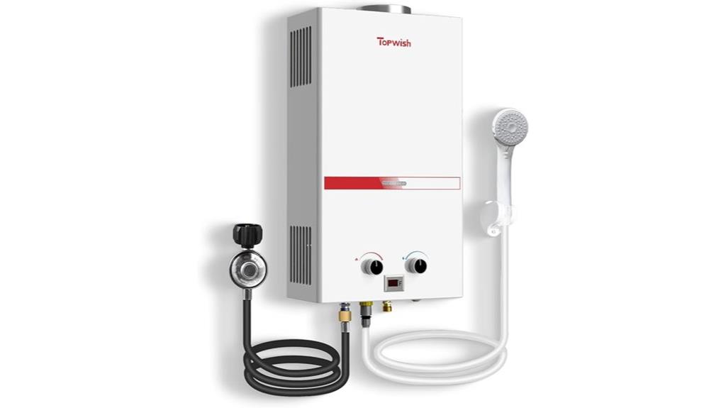 portable propane water heater