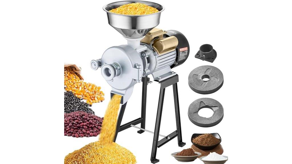 powerful 3000w grain grinder