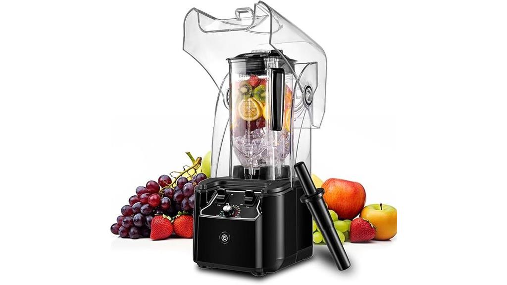 powerful black commercial blender