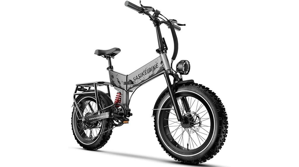powerful foldable electric bicycle