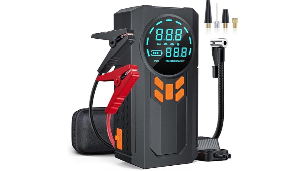 powerful jump starter kit