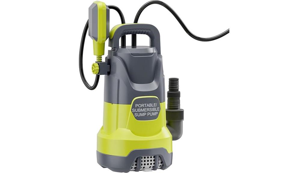 powerful portable sump pump