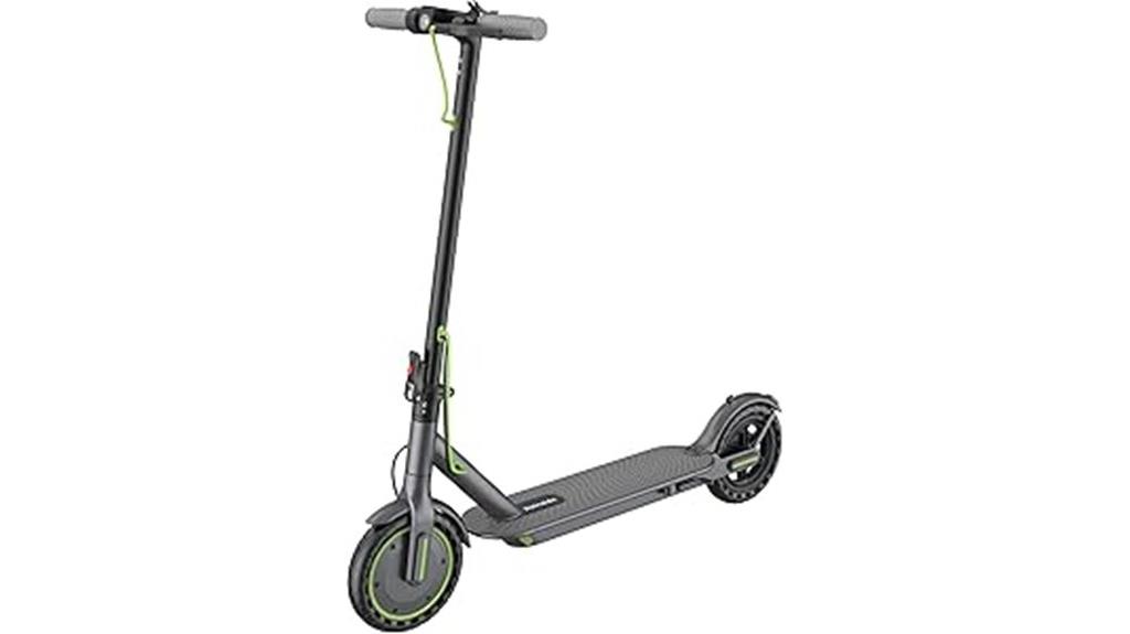 powerful scooter with solid tires