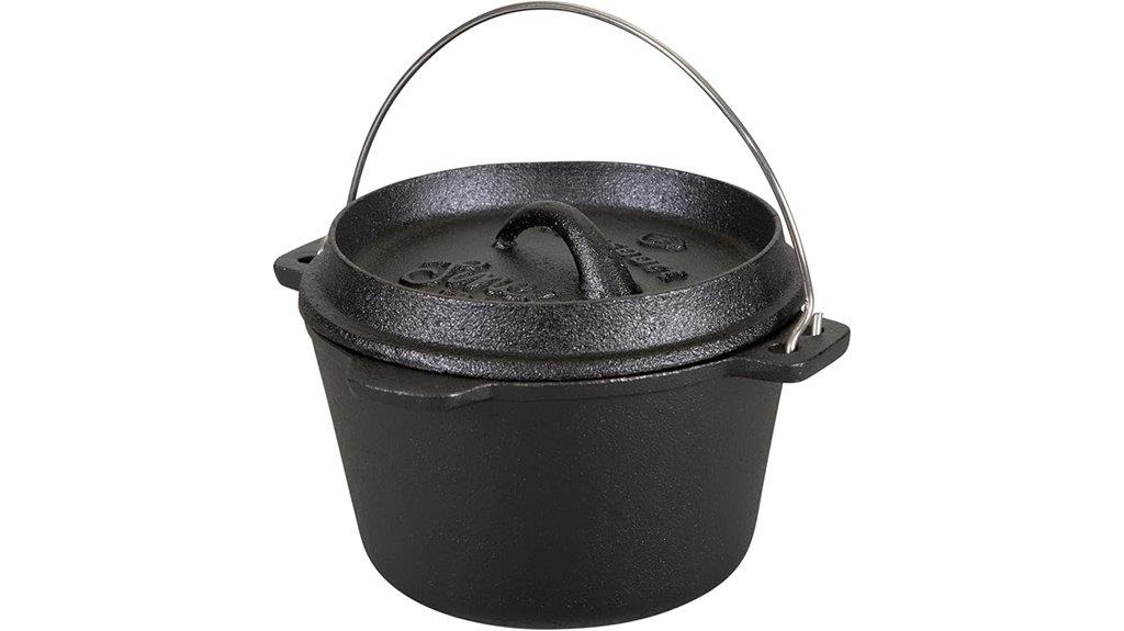 pre seasoned cast iron dutch oven