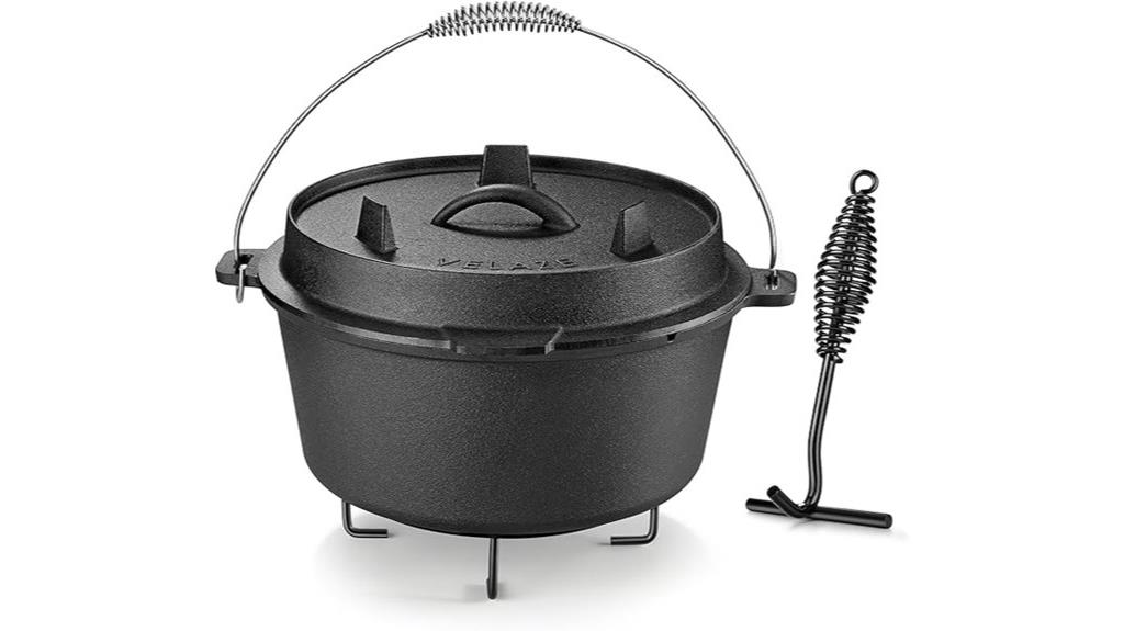 pre seasoned cast iron oven
