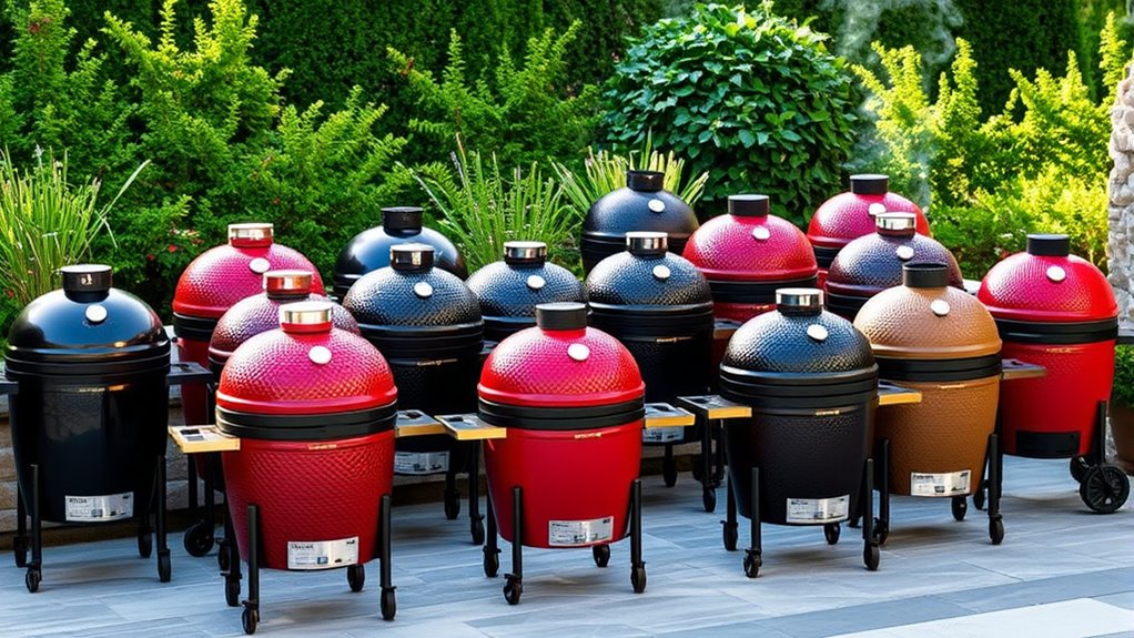 premium kamado grills selection