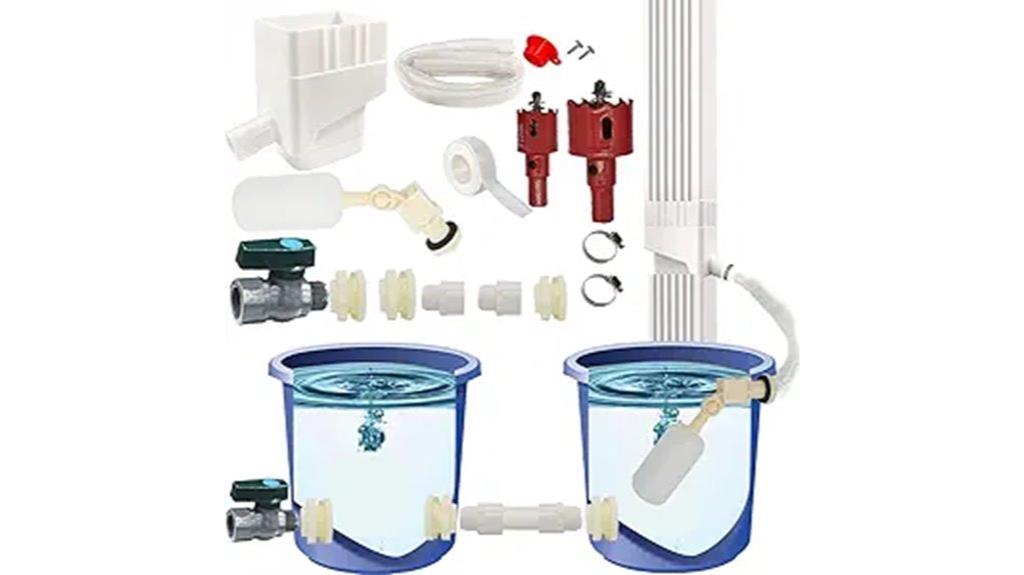 rainwater overflow prevention system