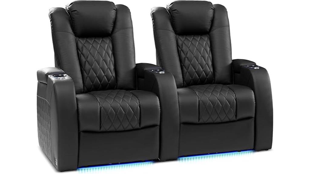 reclining leather couch set