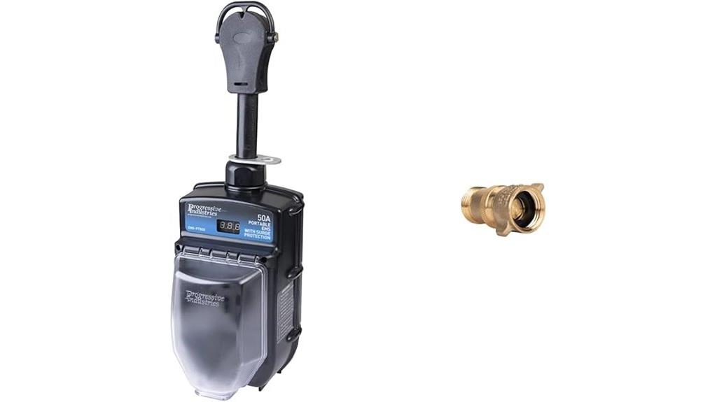 rv surge protector and water regulator