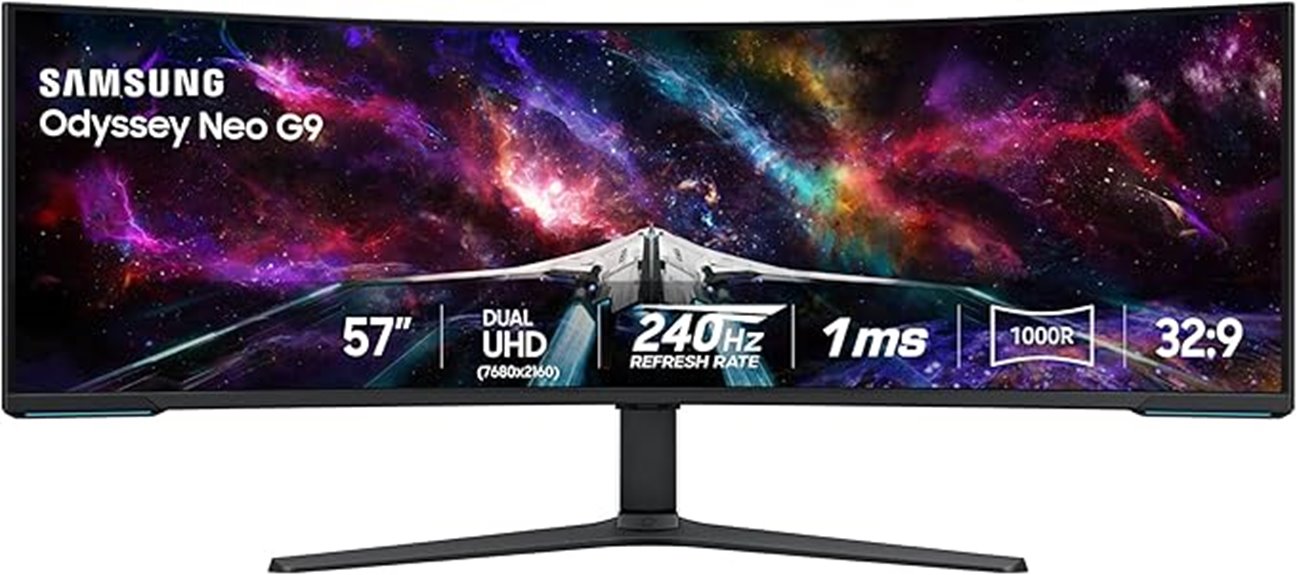 samsung 57 inch curved monitor