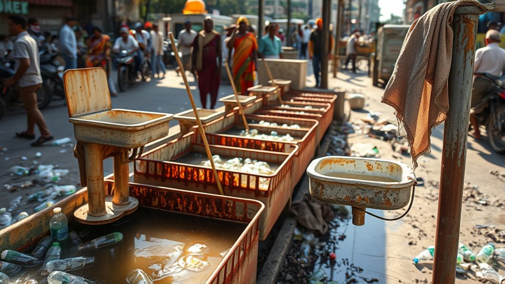 sanitation collapse triggers disease